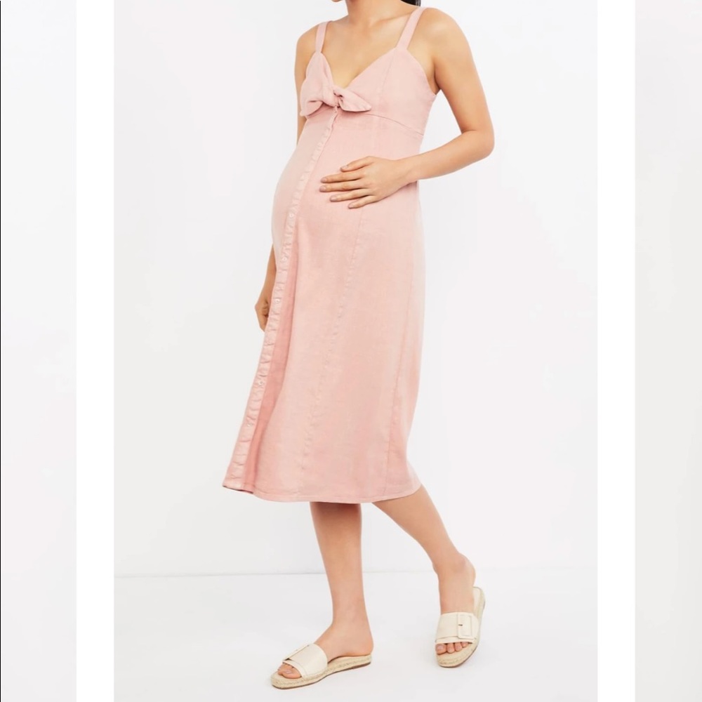 NWT Splendid Maternity Linen Dress